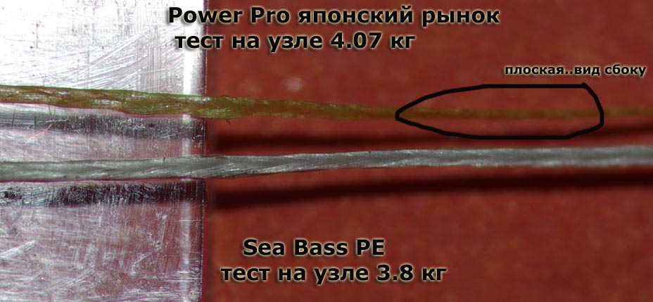 Power Pro (Япония) vs. Sea Bass PE
