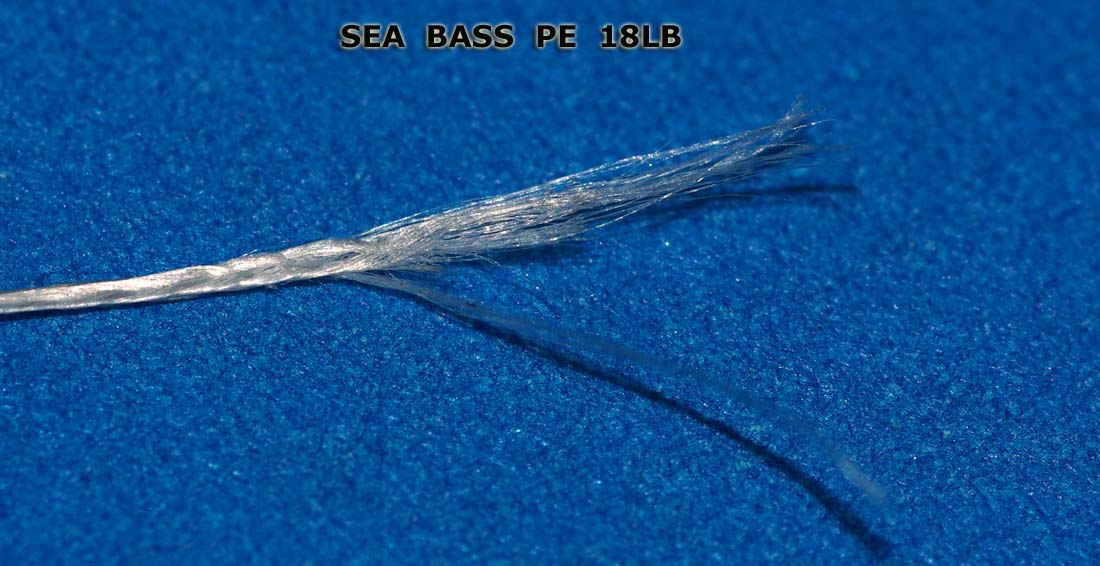 Плетеная леска Sea Bass. Макросъемка.