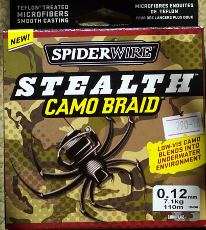 Плетеная леска Spiderwire Camo Braid.
